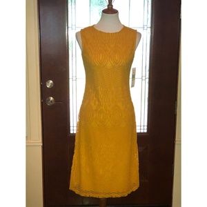 Sharagano Crochet Lace Dress Sz 4